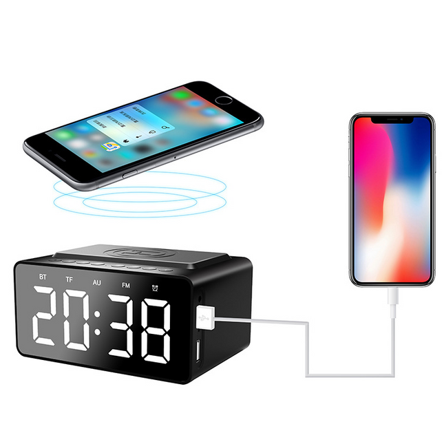 Digitale wekker met bluetooth speaker