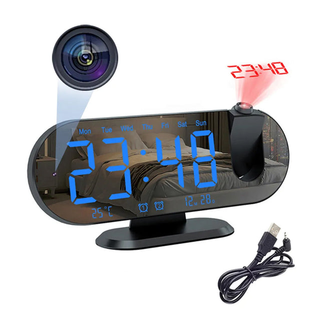 Wekkerradio met verborgen wifi camera