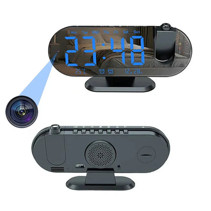 Wekkerradio met verborgen wifi camera
