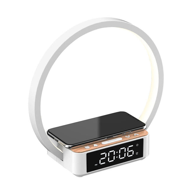 Design wekker met lamp en inductielader
