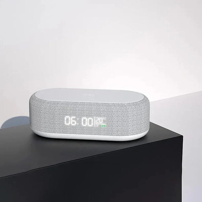 Stoffen wekker met draadloze QI oplader