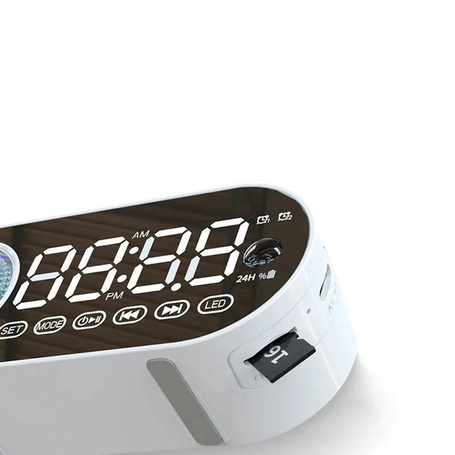 Digitale wekkerradio met sfeerverlichting