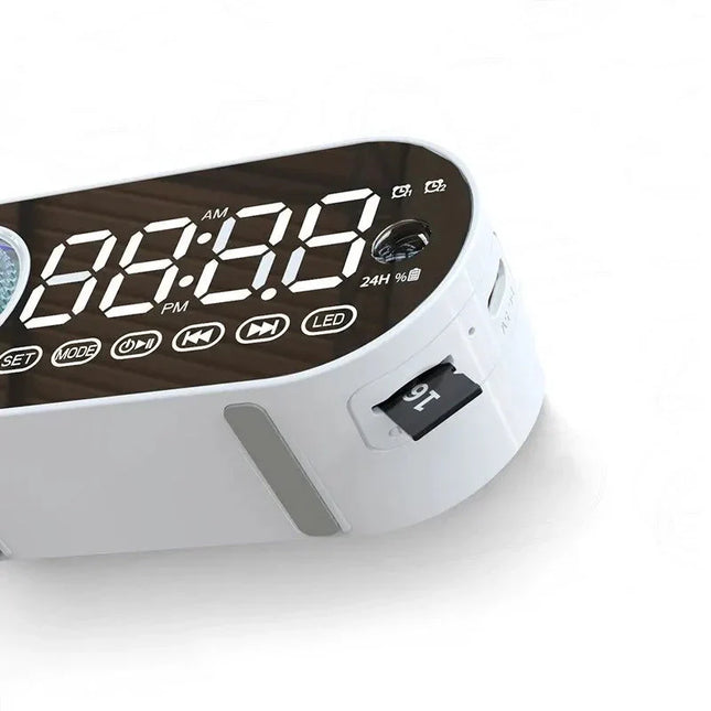 Digitale wekkerradio met sfeerverlichting