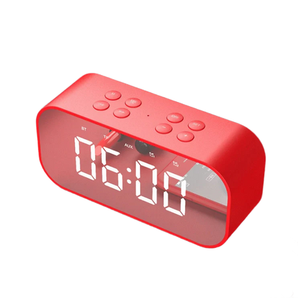 Slimme digitale kinderwekker met spiegel