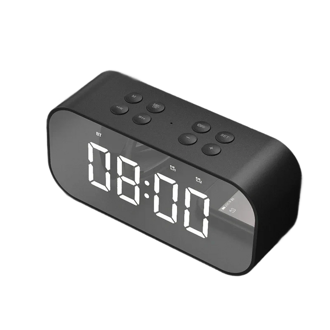 Slimme digitale kinderwekker met spiegel