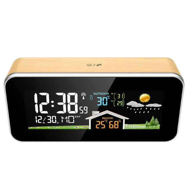 Slimme wekker met digitaal weerstation