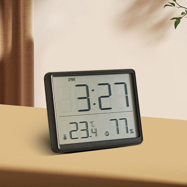 Platte reiswekker met thermometer