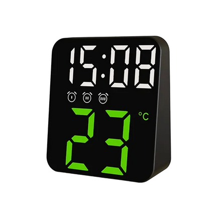 Slanke reiswekker met grote cijfers