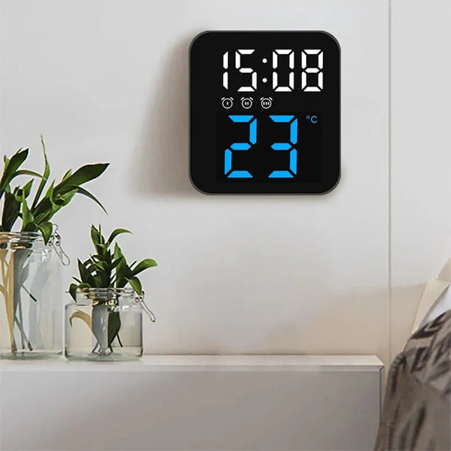 Compacte digitale wekker voor op reis
