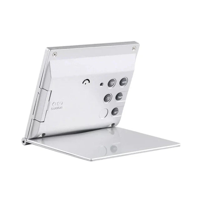 Opvouwbare digitale reiswekker met temperatuur