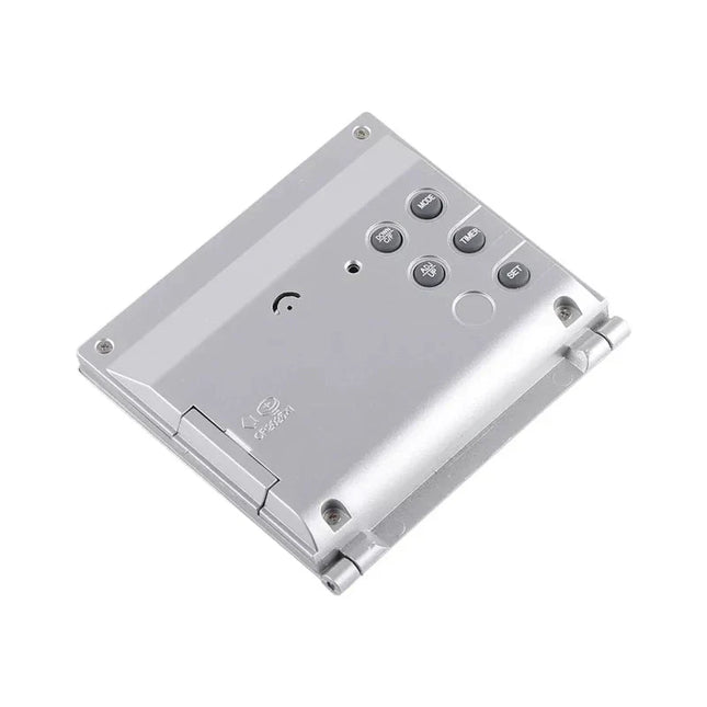 Opvouwbare digitale reiswekker met temperatuur