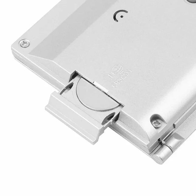 Opvouwbare digitale reiswekker met temperatuur