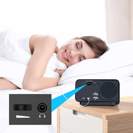 Digitale wekker met FM radio