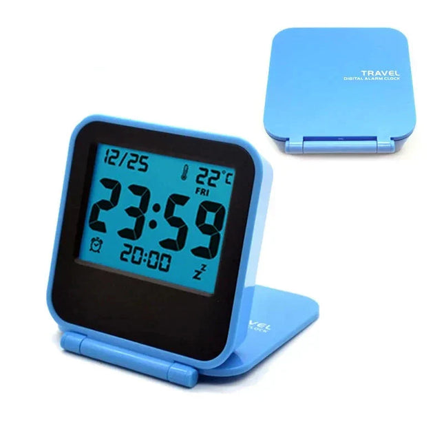 Compacte digitale reiswekker op batterijen