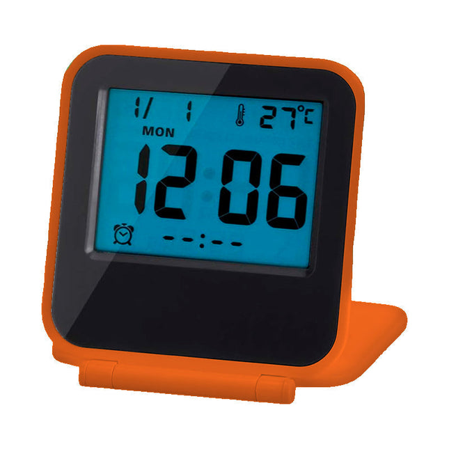 Compacte digitale reiswekker op batterijen