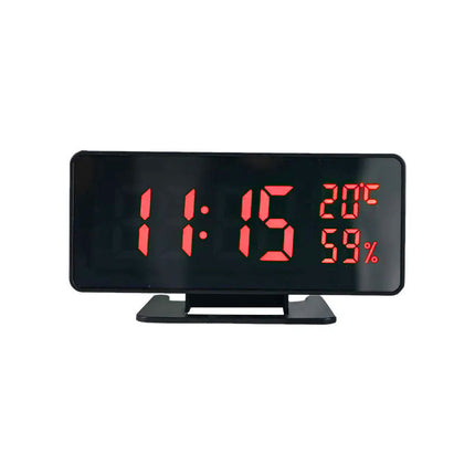 Digitale spiegel wekkerklok met display