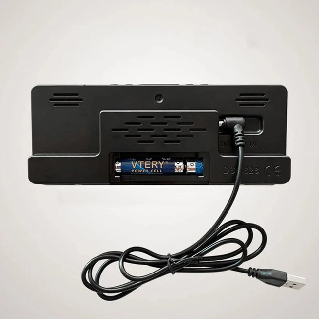 Moderne digitale wekker met led