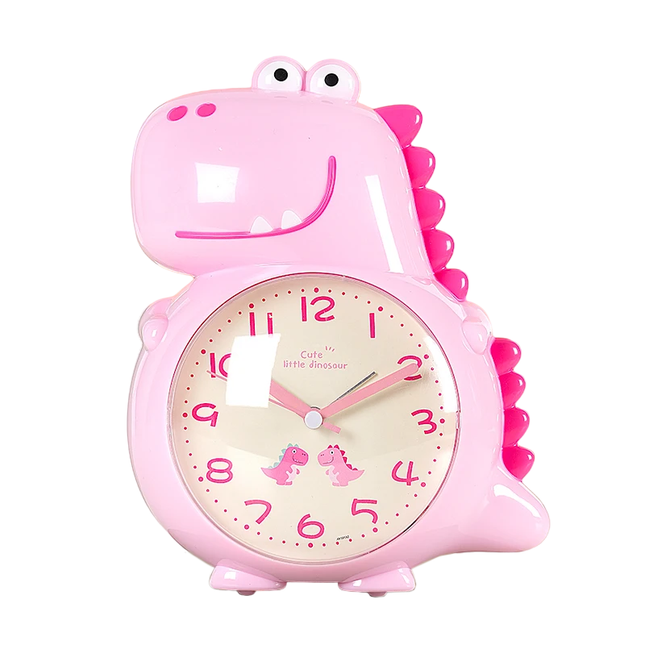 Analoge dino kinderwekker met wijzers