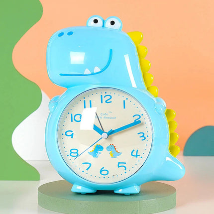Blauwe analoge dinosaurus kinderwekker