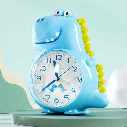 Blauwe analoge dinosaurus kinderwekker