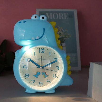 Blauwe analoge dinosaurus kinderwekker