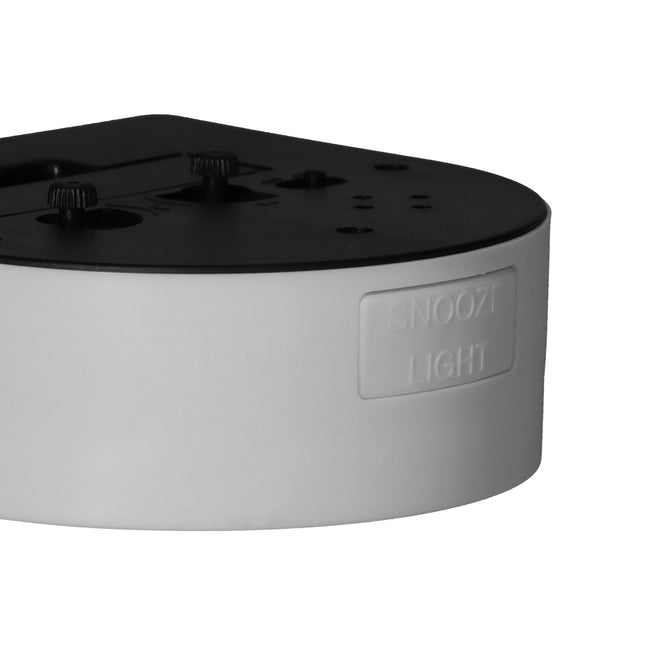 Roze leerwekker met konijn design