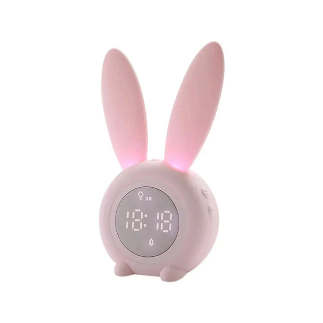 Digitale konijnenwekker met lichtgevende oren