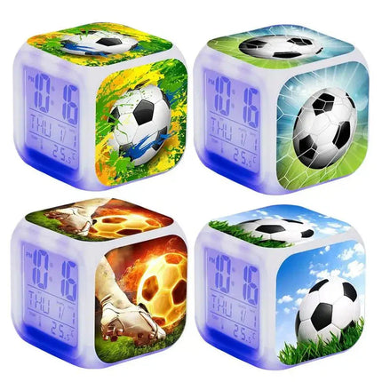 Digitale voetbal wekker met licht