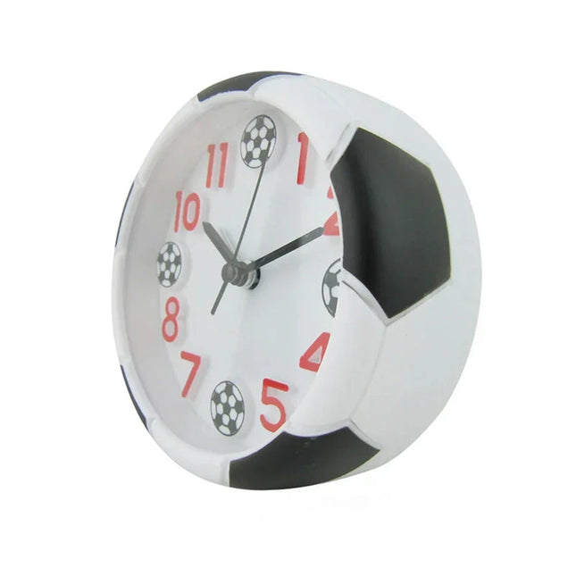 Analoge kinderwekker met voetbal design