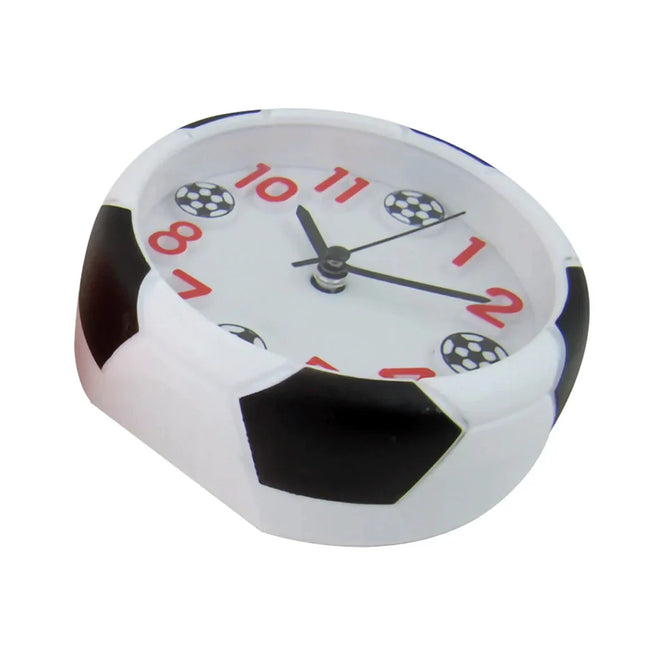 Analoge kinderwekker met voetbal design