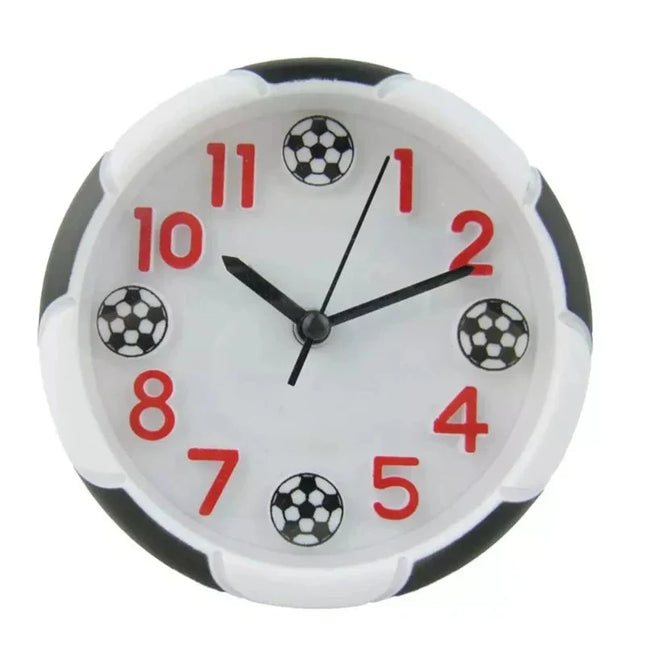 Analoge kinderwekker met voetbal design