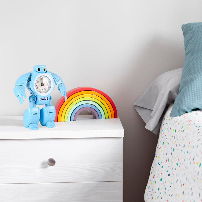 Analoge robot wekker voor jongens