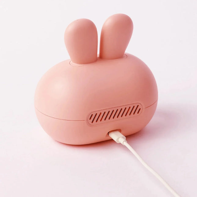 Kinderwekker konijn met dimbaar nachtlampje