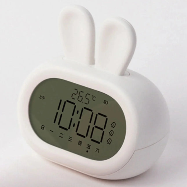 Kinderwekker konijn met dimbaar nachtlampje