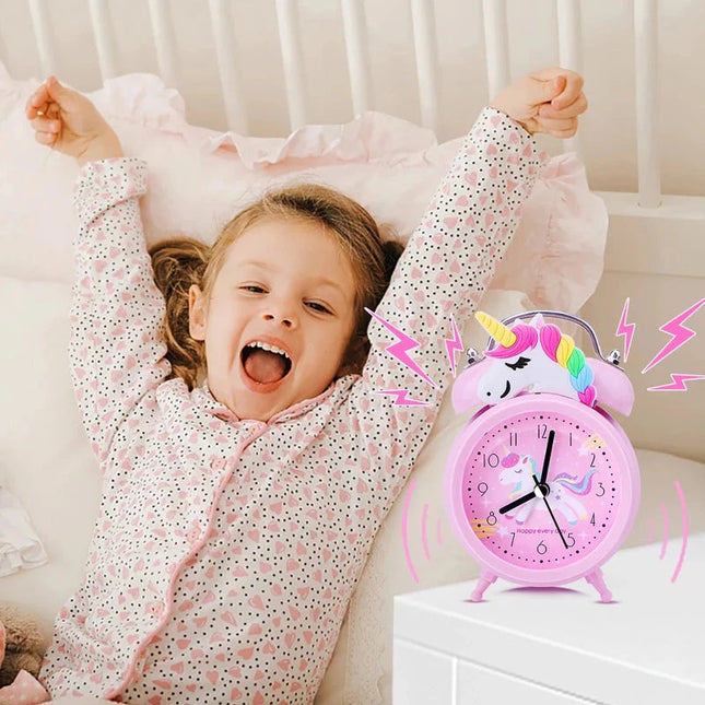 Roze eenhoorn wekker voor meisjes