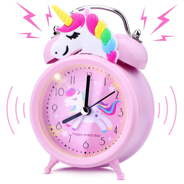 Roze eenhoorn wekker voor meisjes