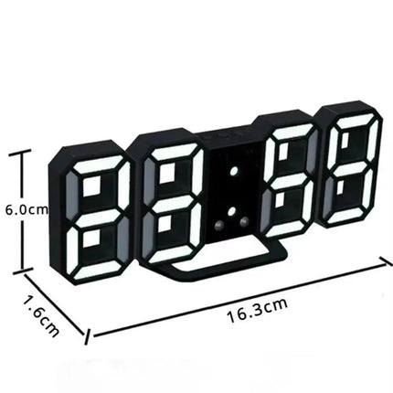 Moderne 3D LED digitale wekker