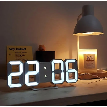 Moderne 3D LED digitale wekker