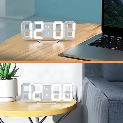 Moderne 3D LED digitale wekker