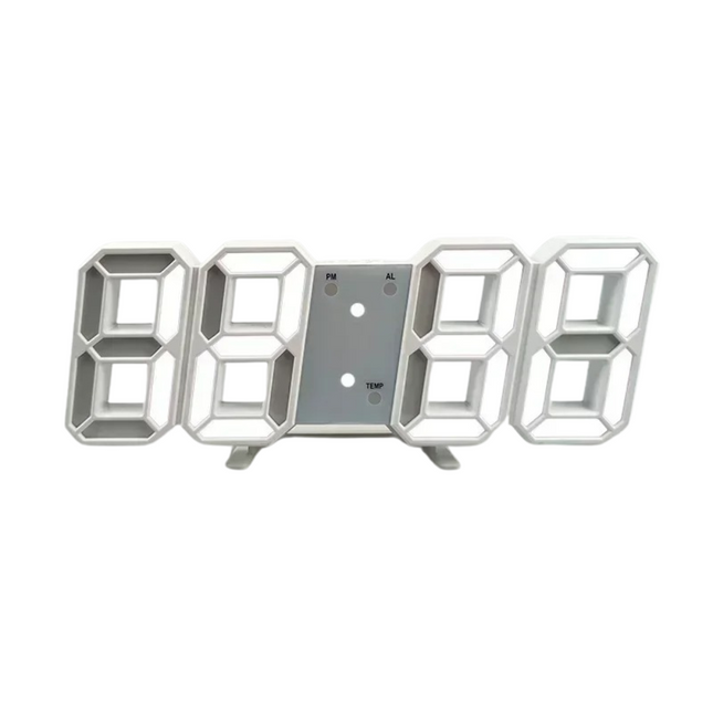 Moderne 3D LED digitale wekker