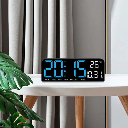 Digitale wekker met temperatuurweergave