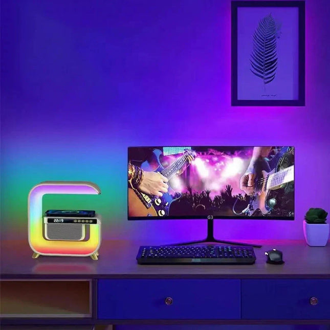 Multifunctionele wekker met Bluetooth en lamp