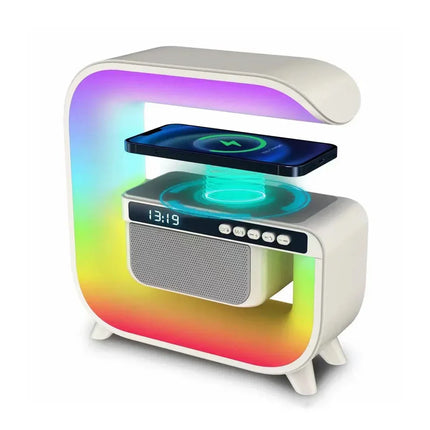Multifunctionele wekker met Bluetooth en lamp