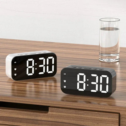 Digitale LED wekker met spiegel display