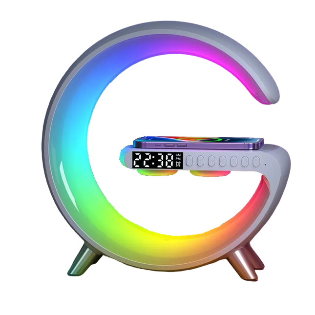 Wekkerlamp met Bluetooth speaker en RGB