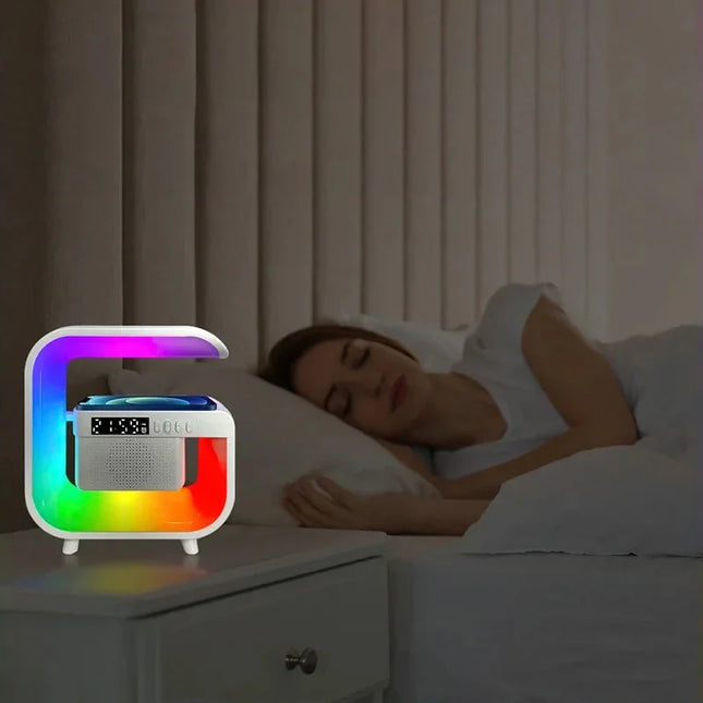 Lichttherapie wekkerlamp met Bluetooth speaker