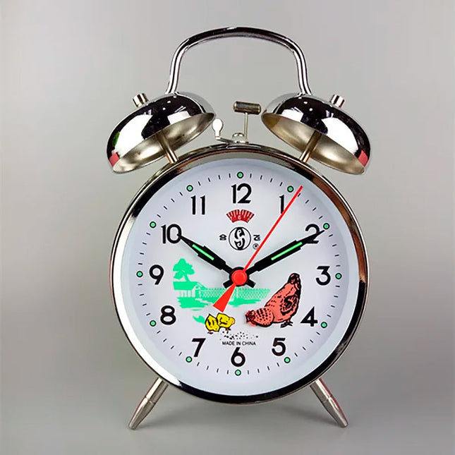 Mechanische wekker met luide bel