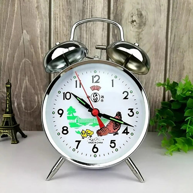 Mechanische wekker met luide bel