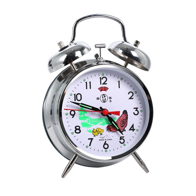 Mechanische wekker met luide bel