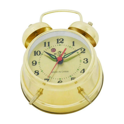 Ronde mechanische wekker met bellen